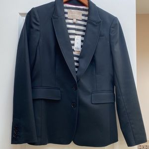 Banana Republic Black lightweight blazer, size 8P